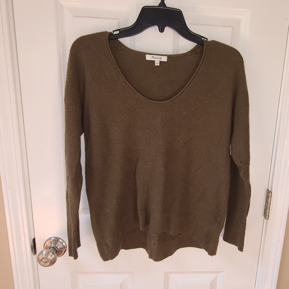 Madewell Olive Green Women's Sweater Small
